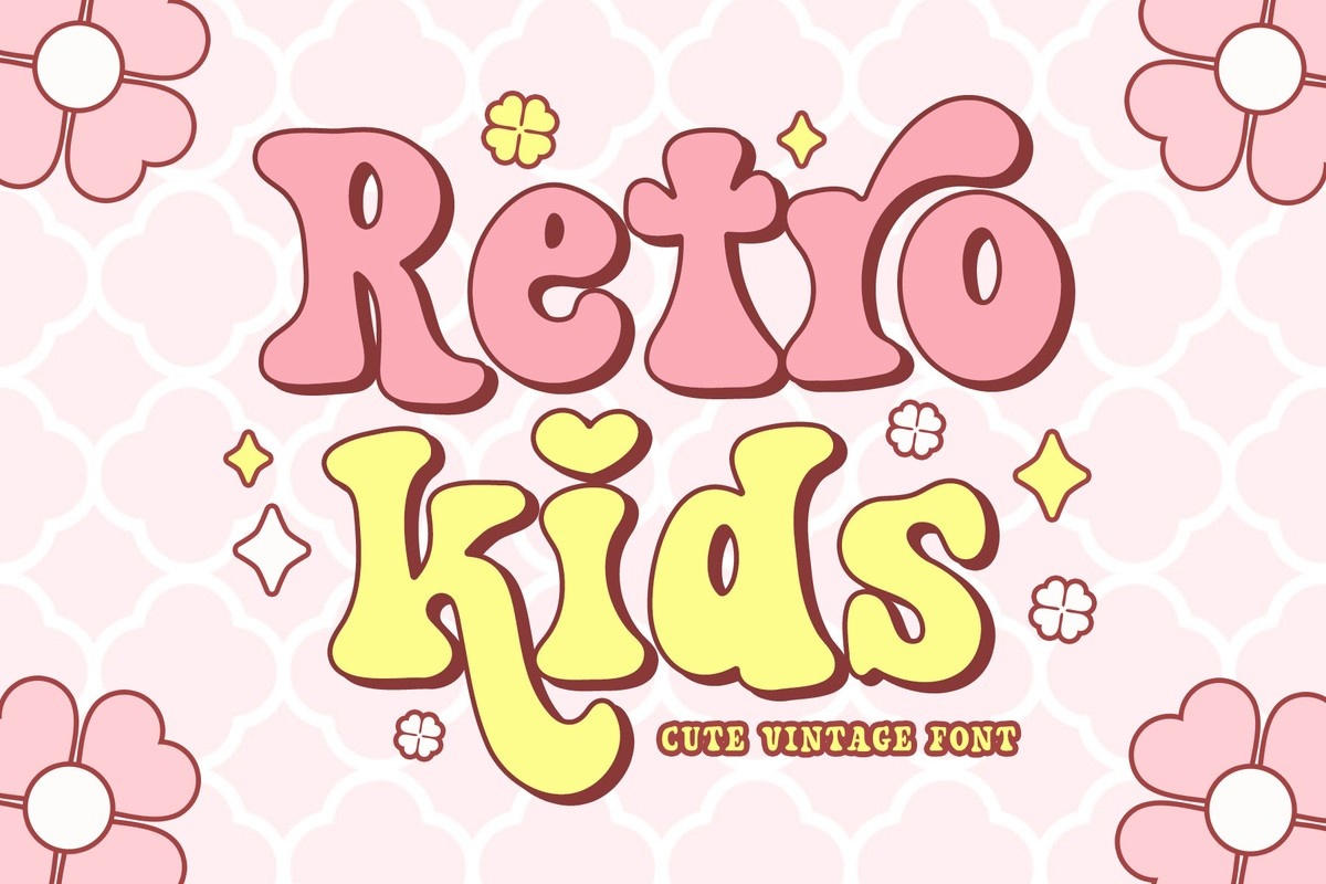 Font Retro Kids