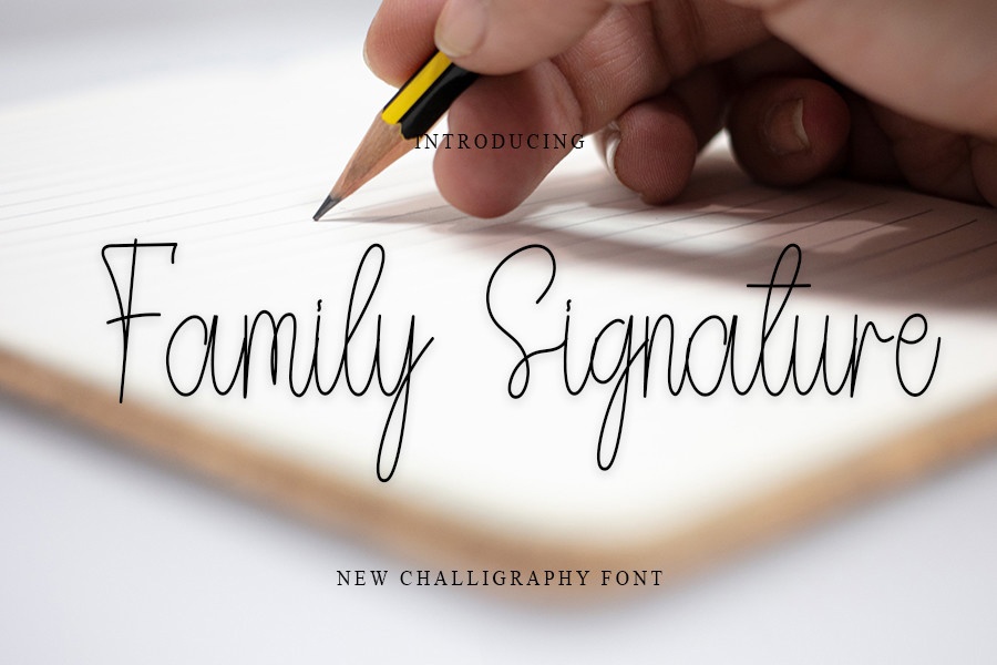 Font Family Signature
