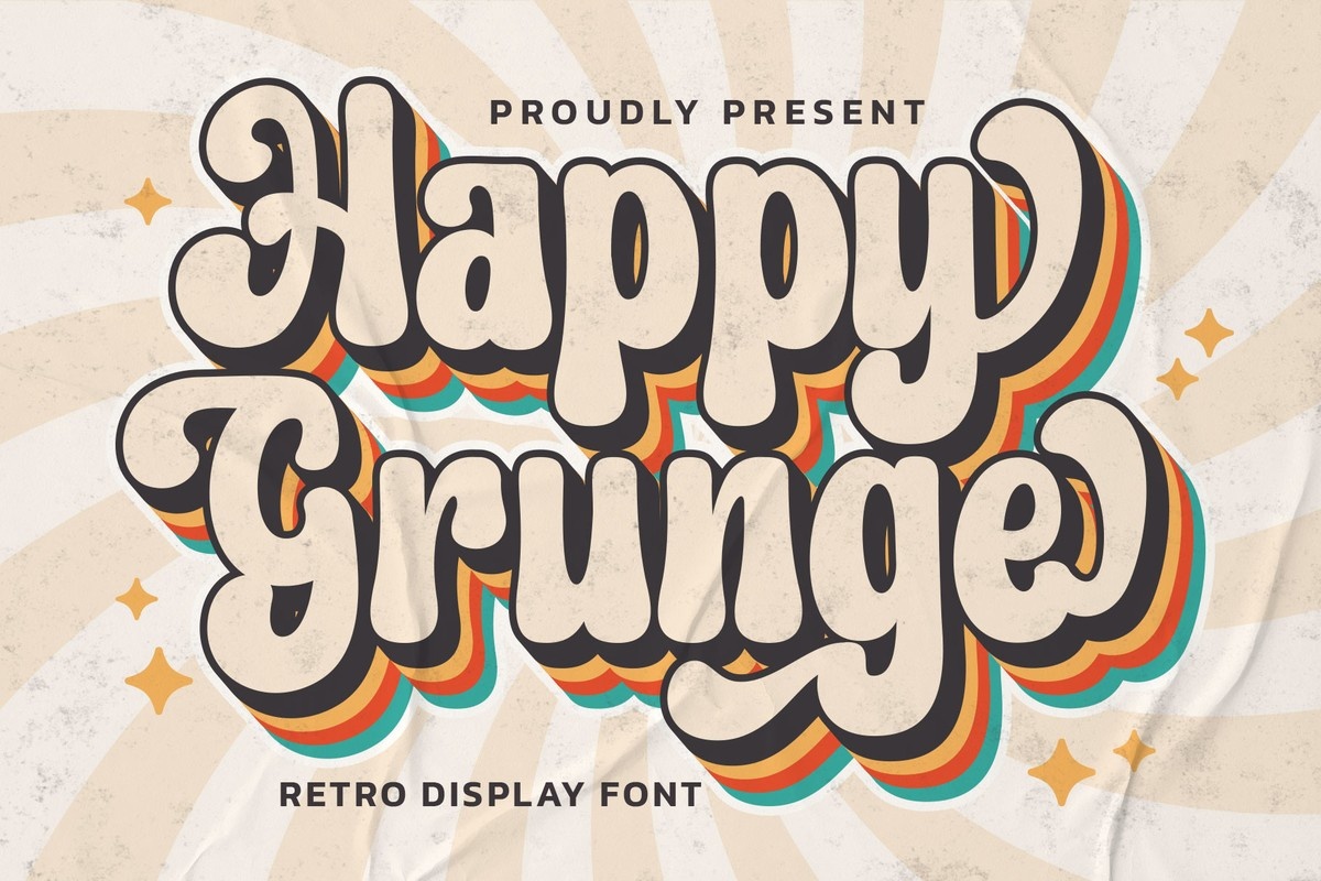 Font Happy Grunge