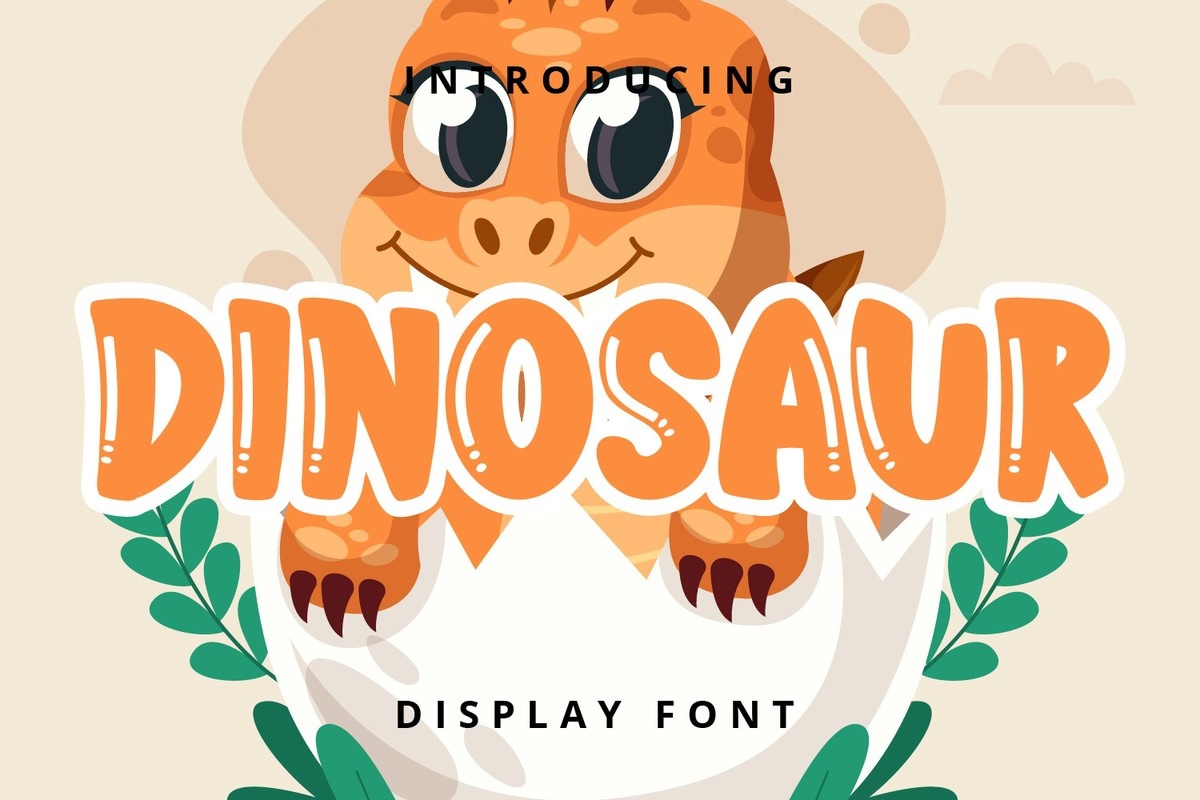 Font Dinosaur