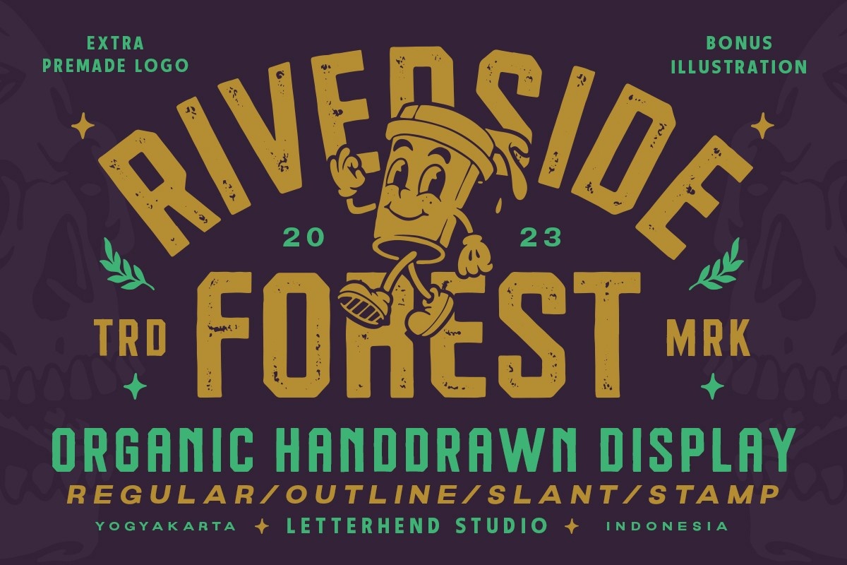 Font Riverside Forest