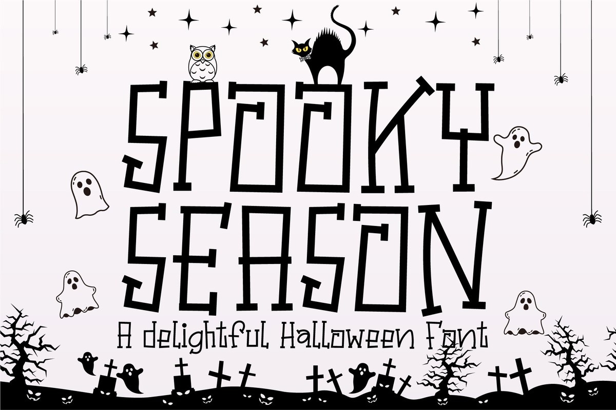 Font Spooky Season