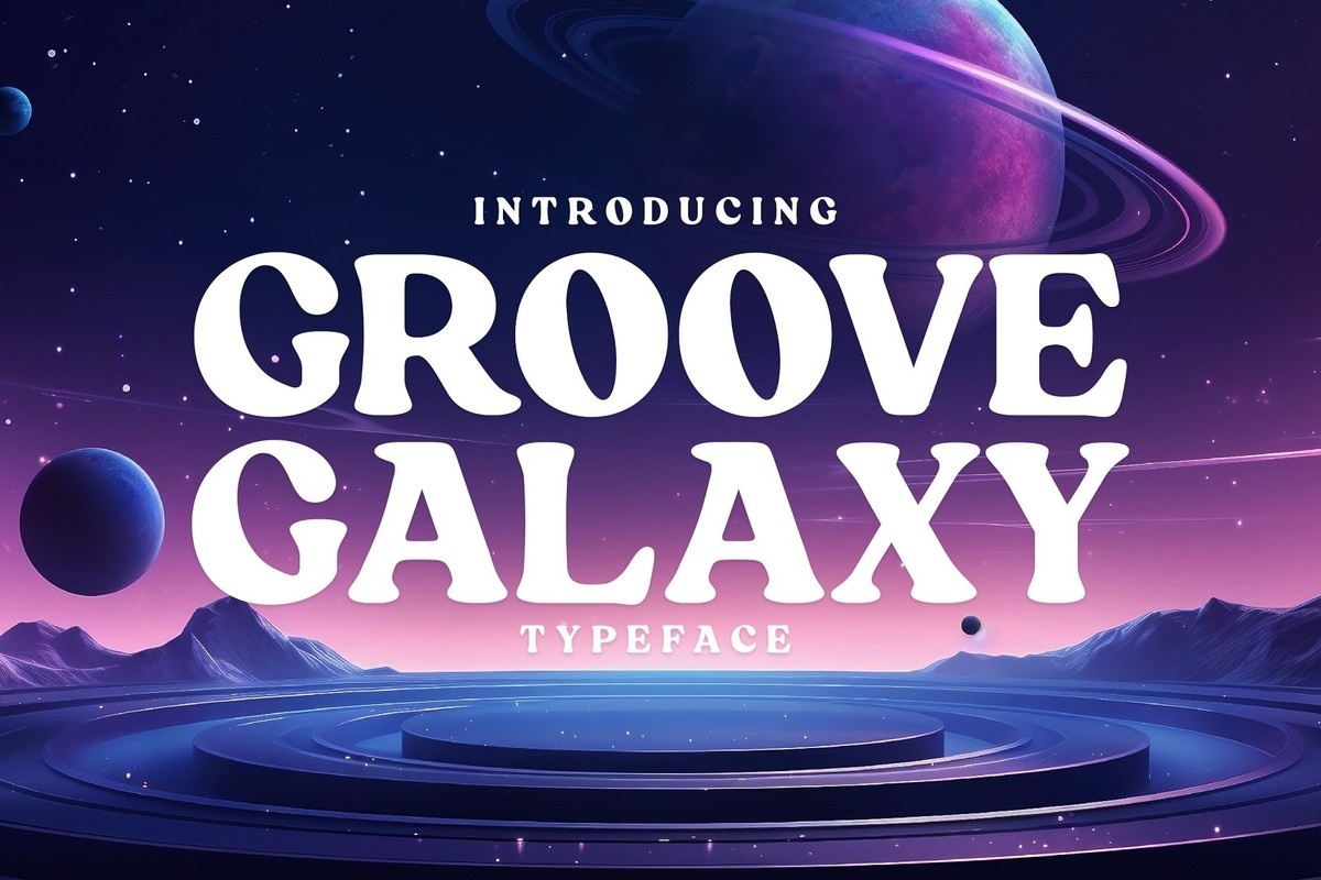 Font Groove Galaxy