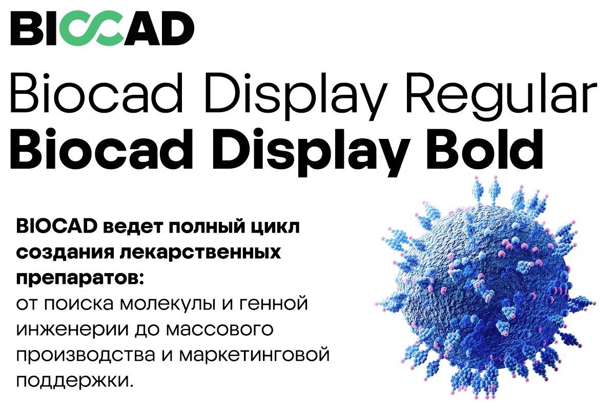 Font Biocad Display