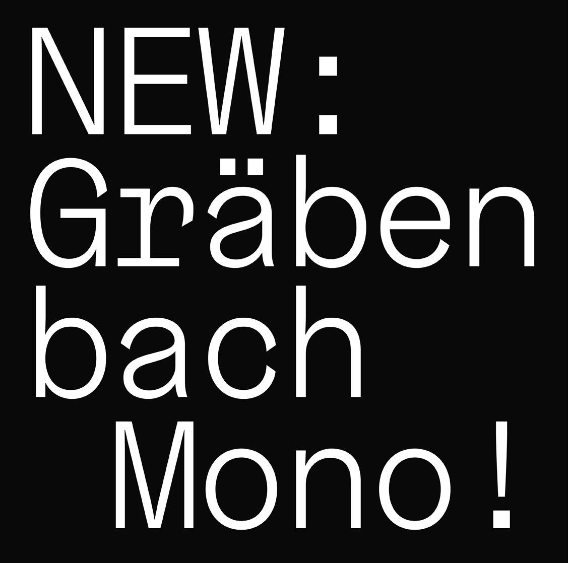 Font Grabenbach Mono