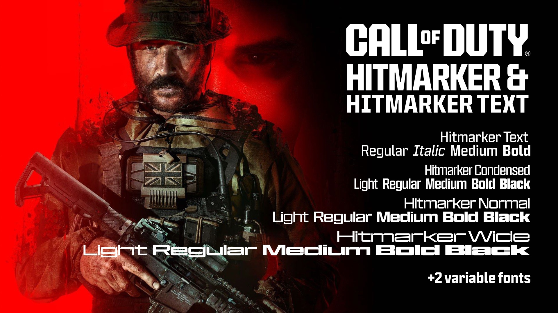 Font Hitmarker Descargar E Instalar En El WEB Sitio