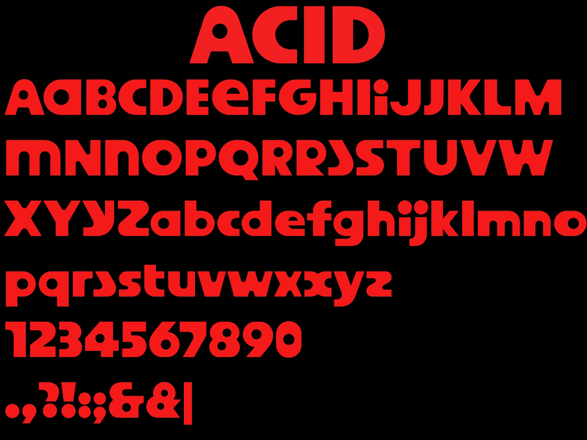 Font Acid