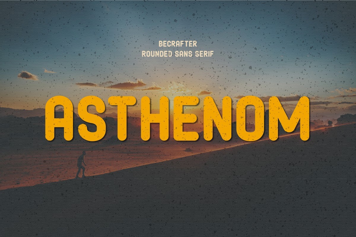 Font Asthenom Rounded