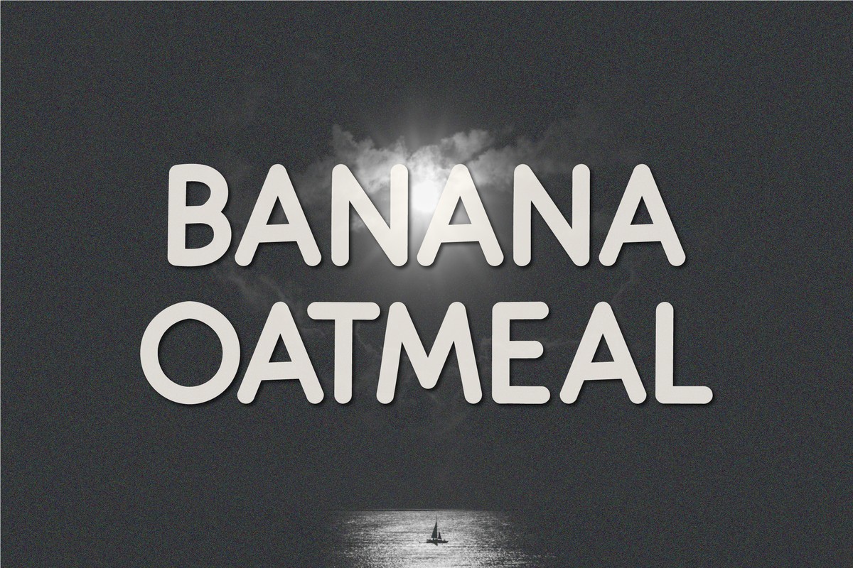 Font Banana Oatmeal