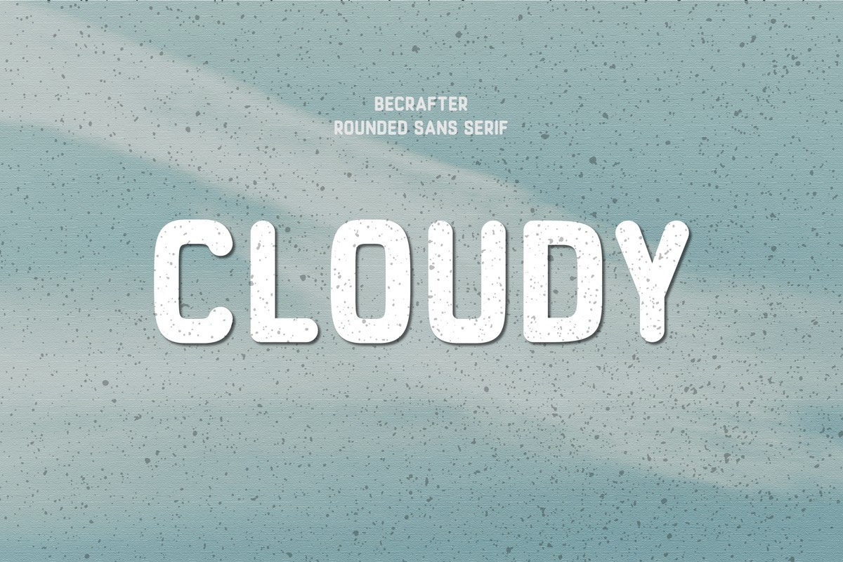 Font Cloudy Rounded