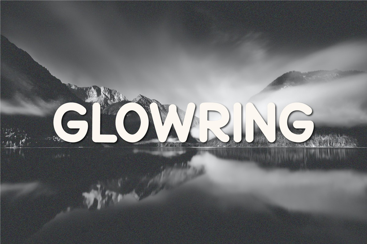 Font Glowring