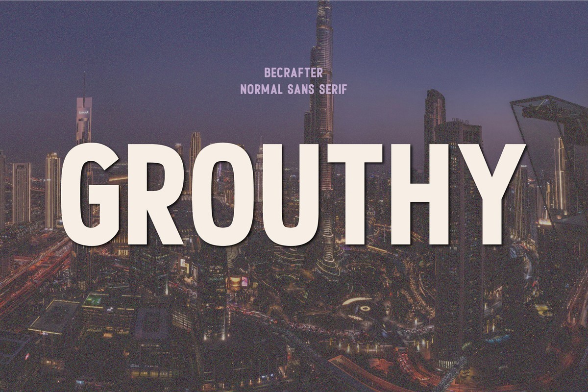 Font Grouthy