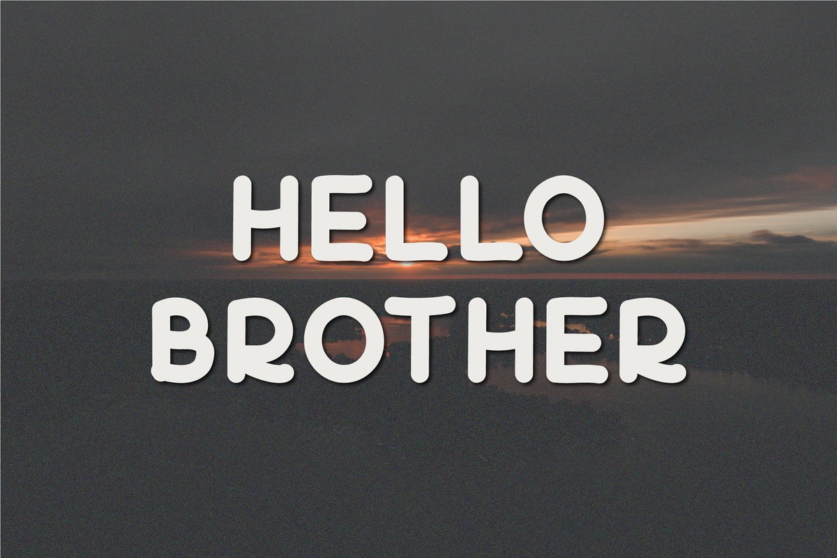 Font Hello Brother