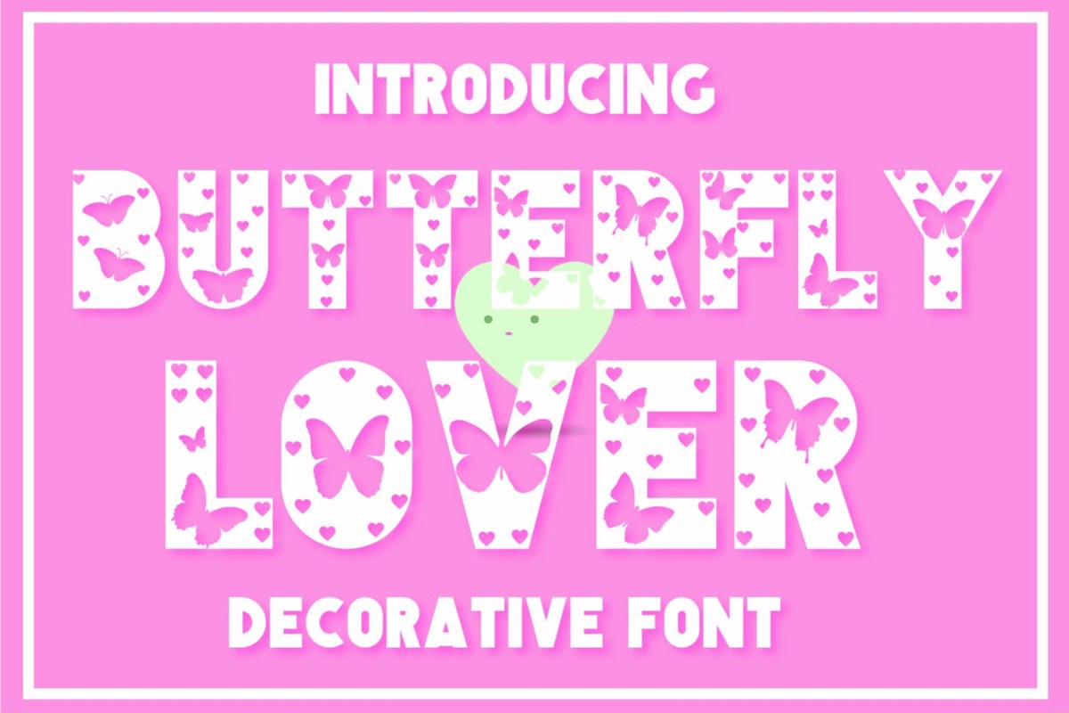 Font Butterfly Lover