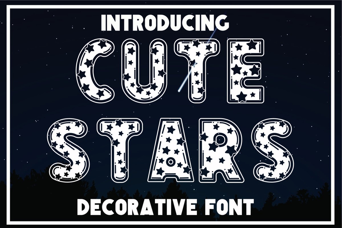 Font Cute Stars