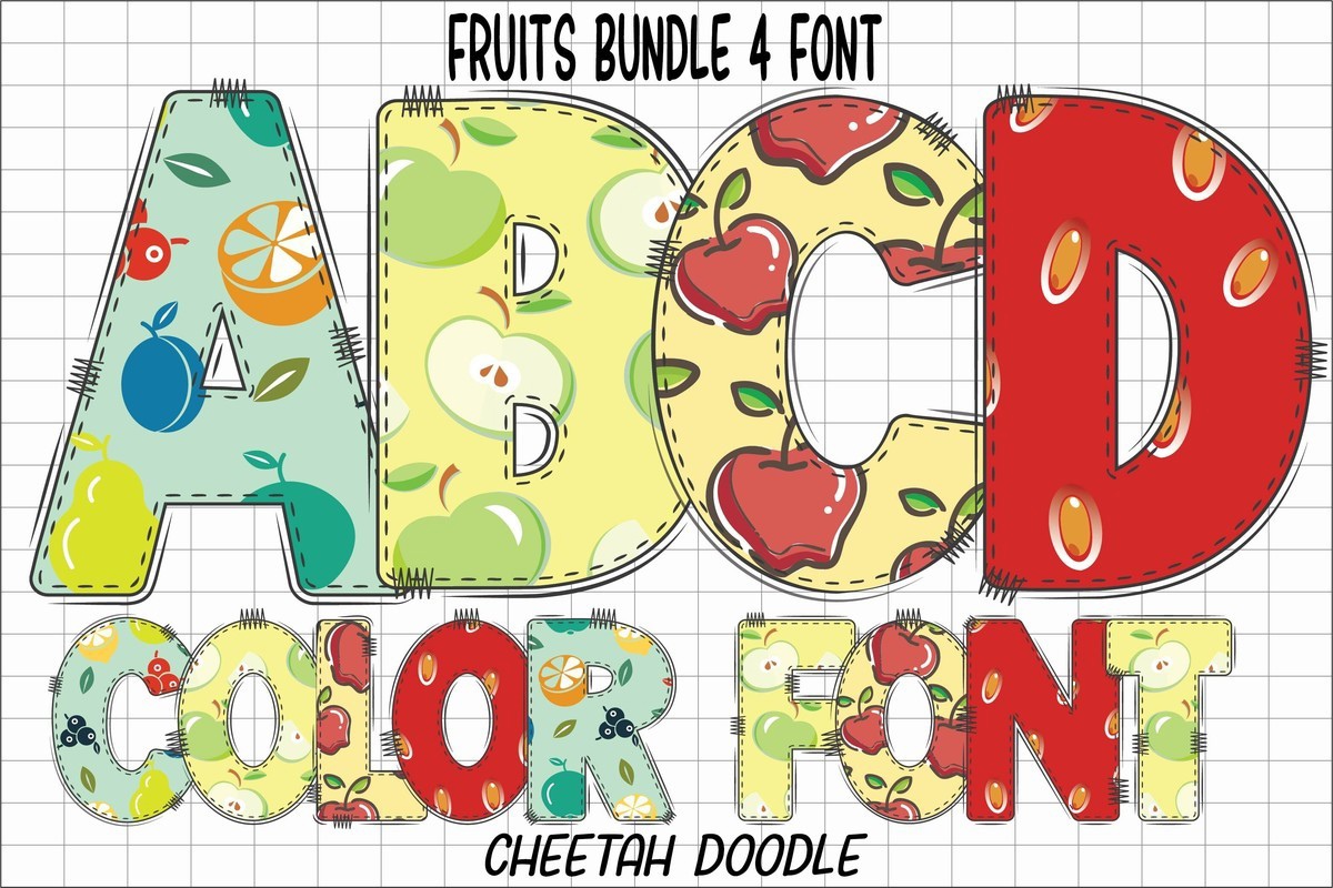 Font Fruits