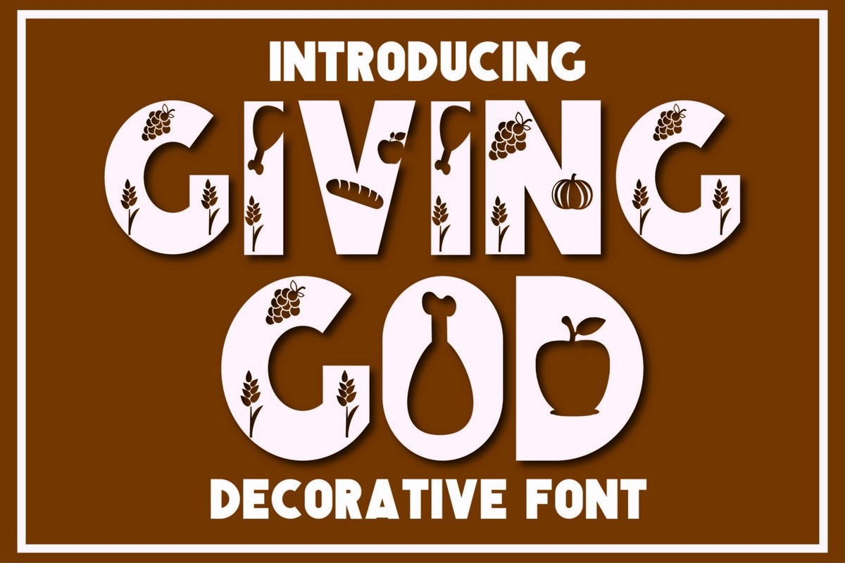 Font Giving God