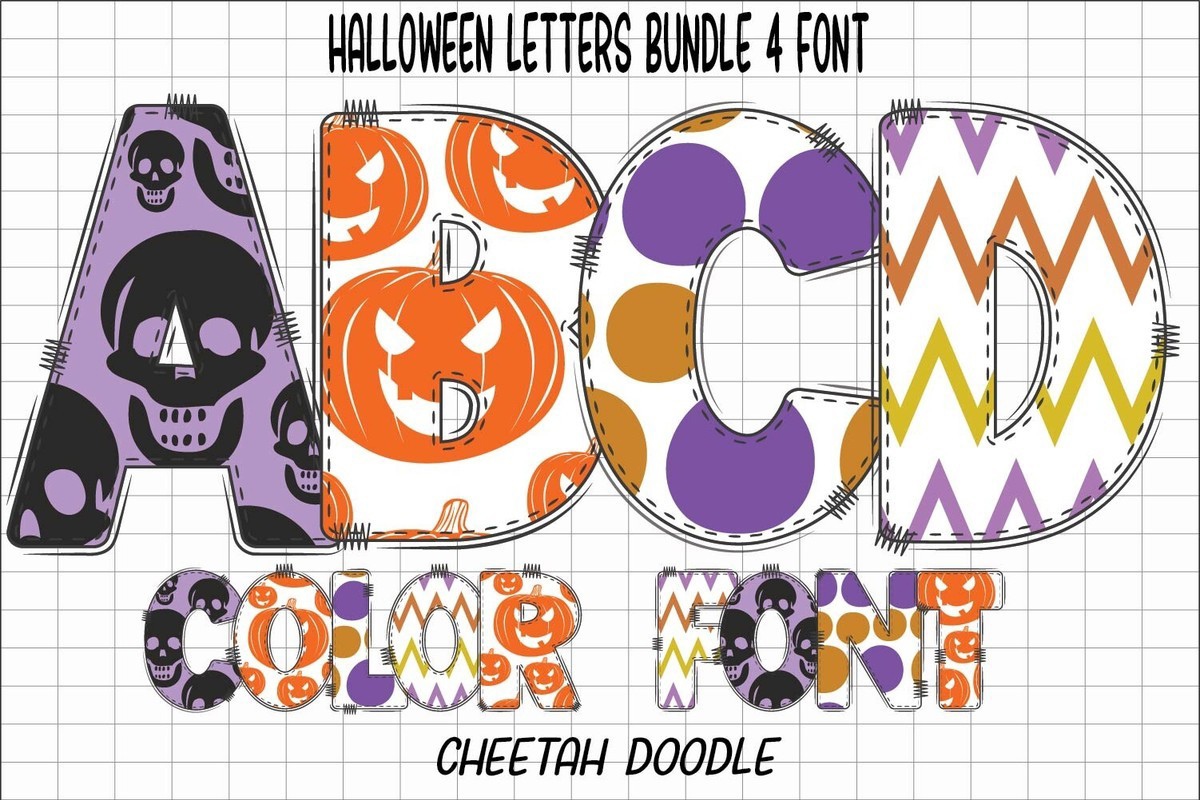 Font Halloween Letters