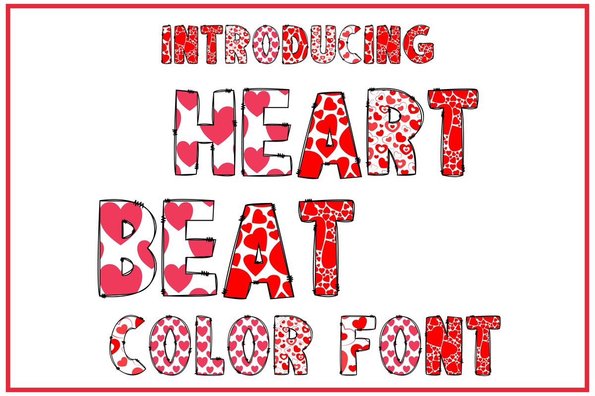 Font Heart Beat