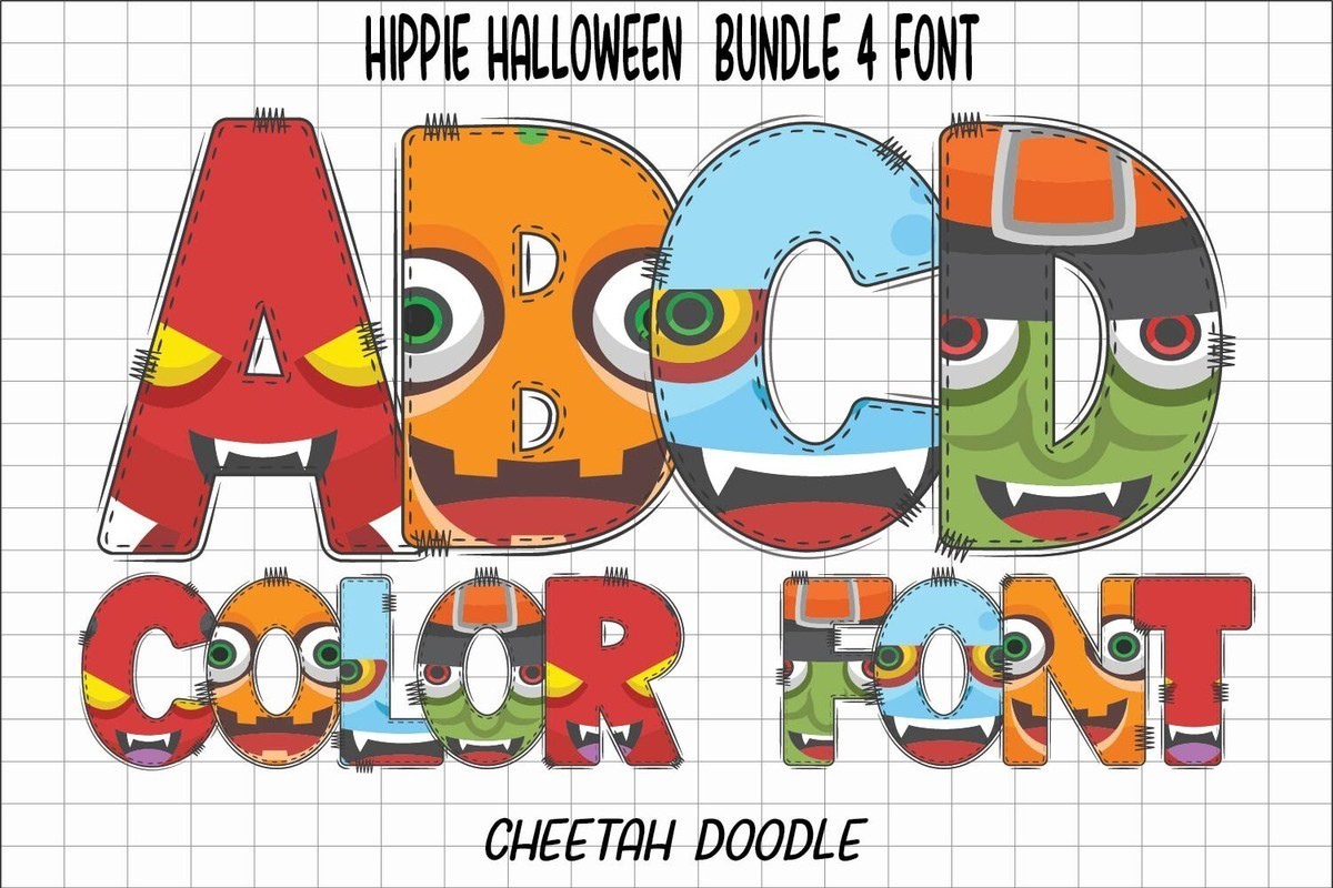 Font Hippie Halloween