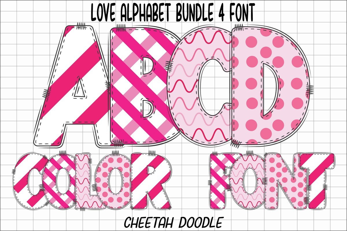 Font Love Alphabet