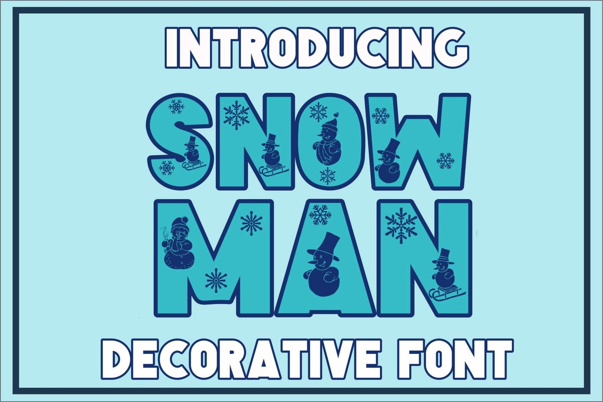 Font Snowman