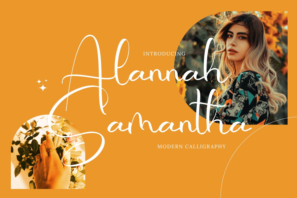 Font Alannah Samantha