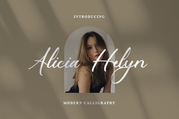 Font Alicia Helyn