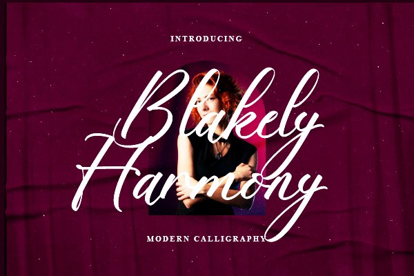 Font Blakely Harmony