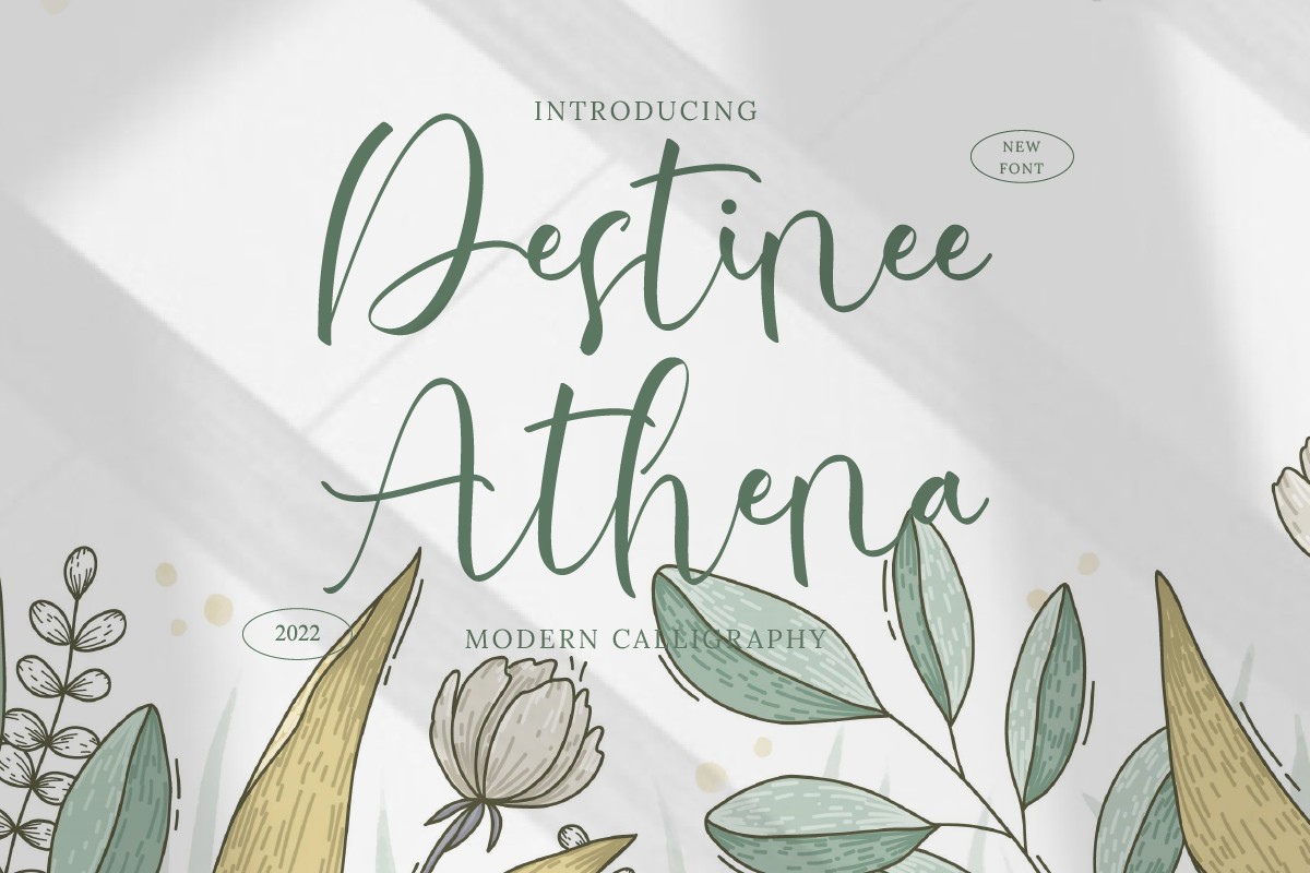 Font Destinee Athena