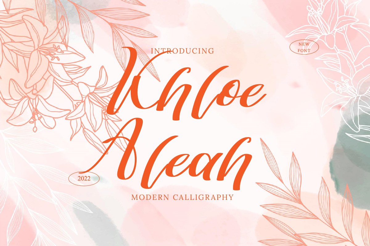 Font Khloe Aleah