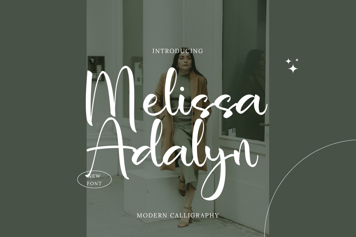 Font Melissa Adalyn