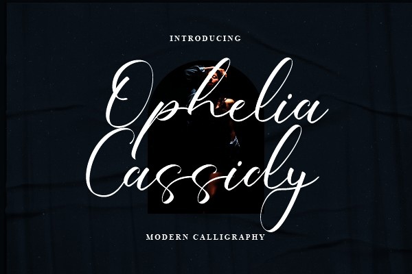 Font Ophelia Cassidy