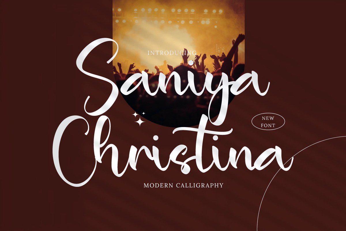 Font Saniya Christina