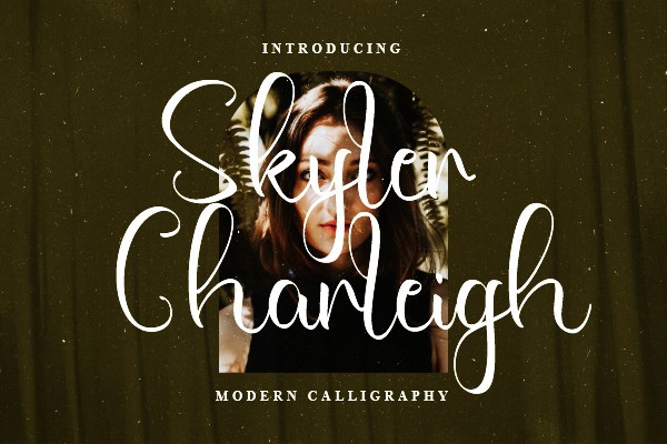 Font Skyler Charleigh