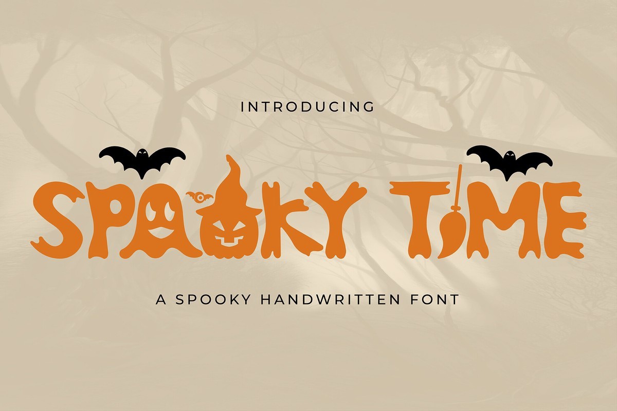 Font Spooky Time