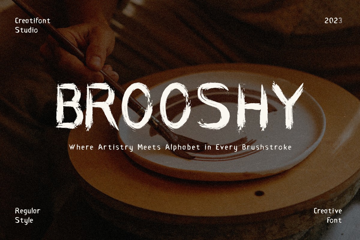 Font CF Brooshy