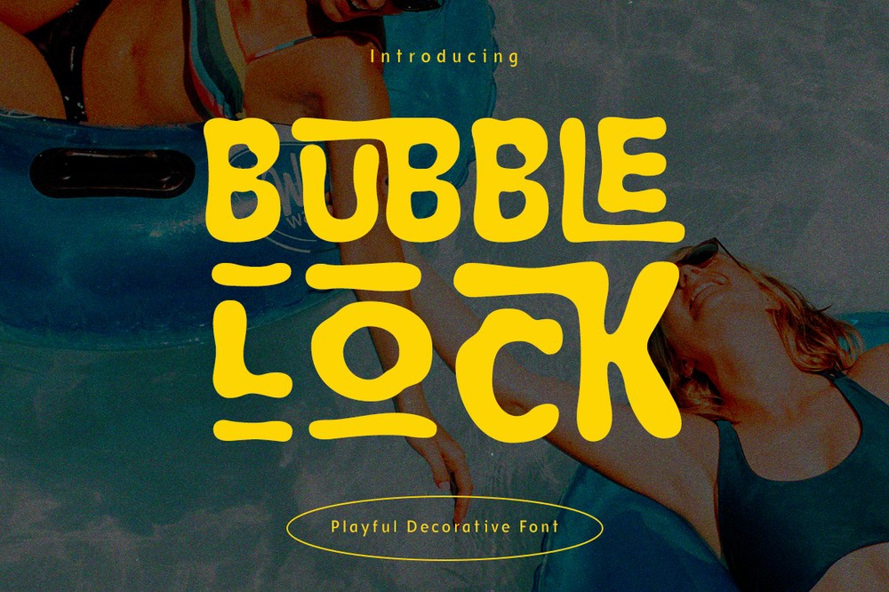 Font CF Bubblelock