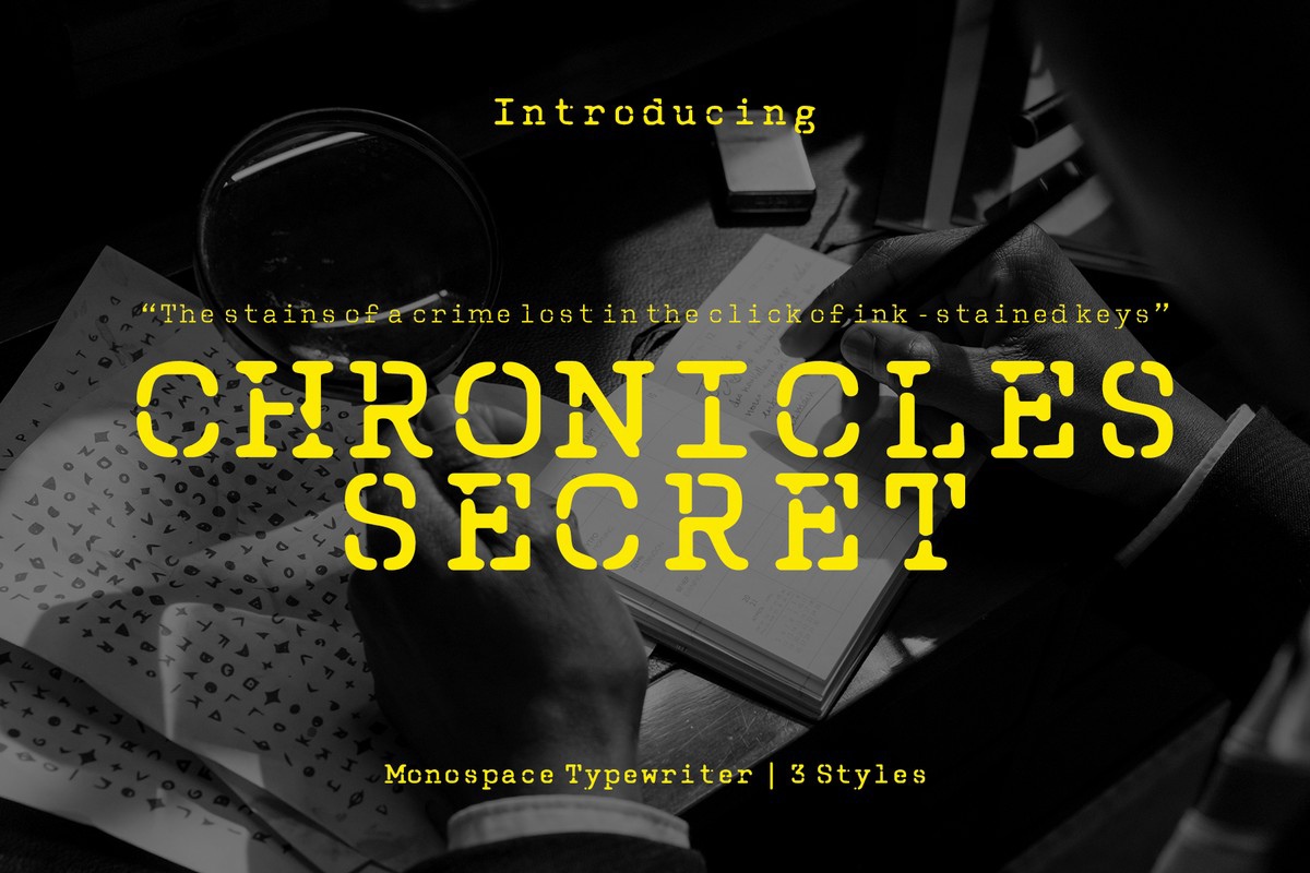 Font CF Chronicles Secret