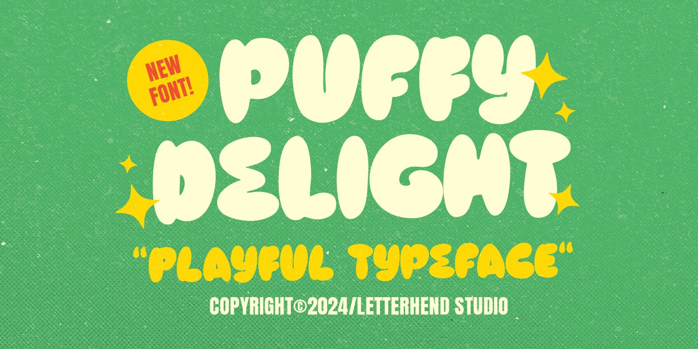 Font Puffy Delight