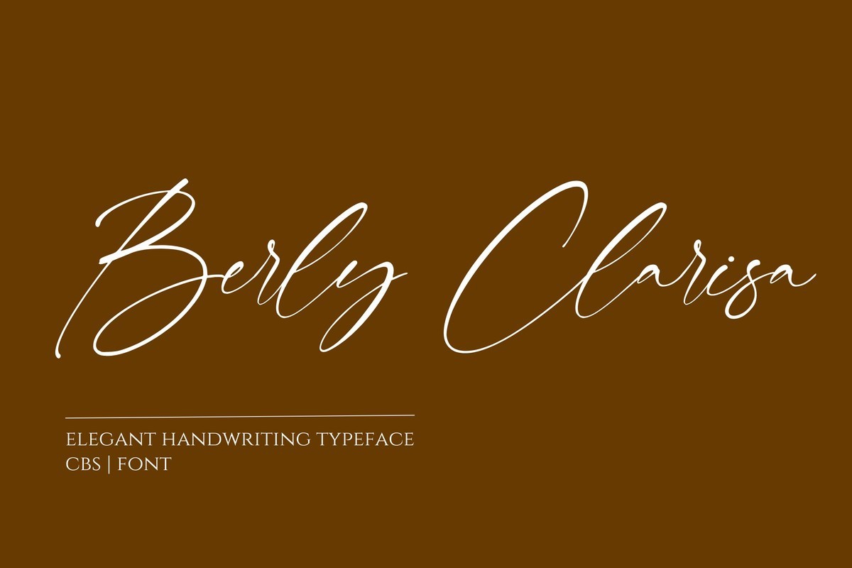 Font Berly Clarisa