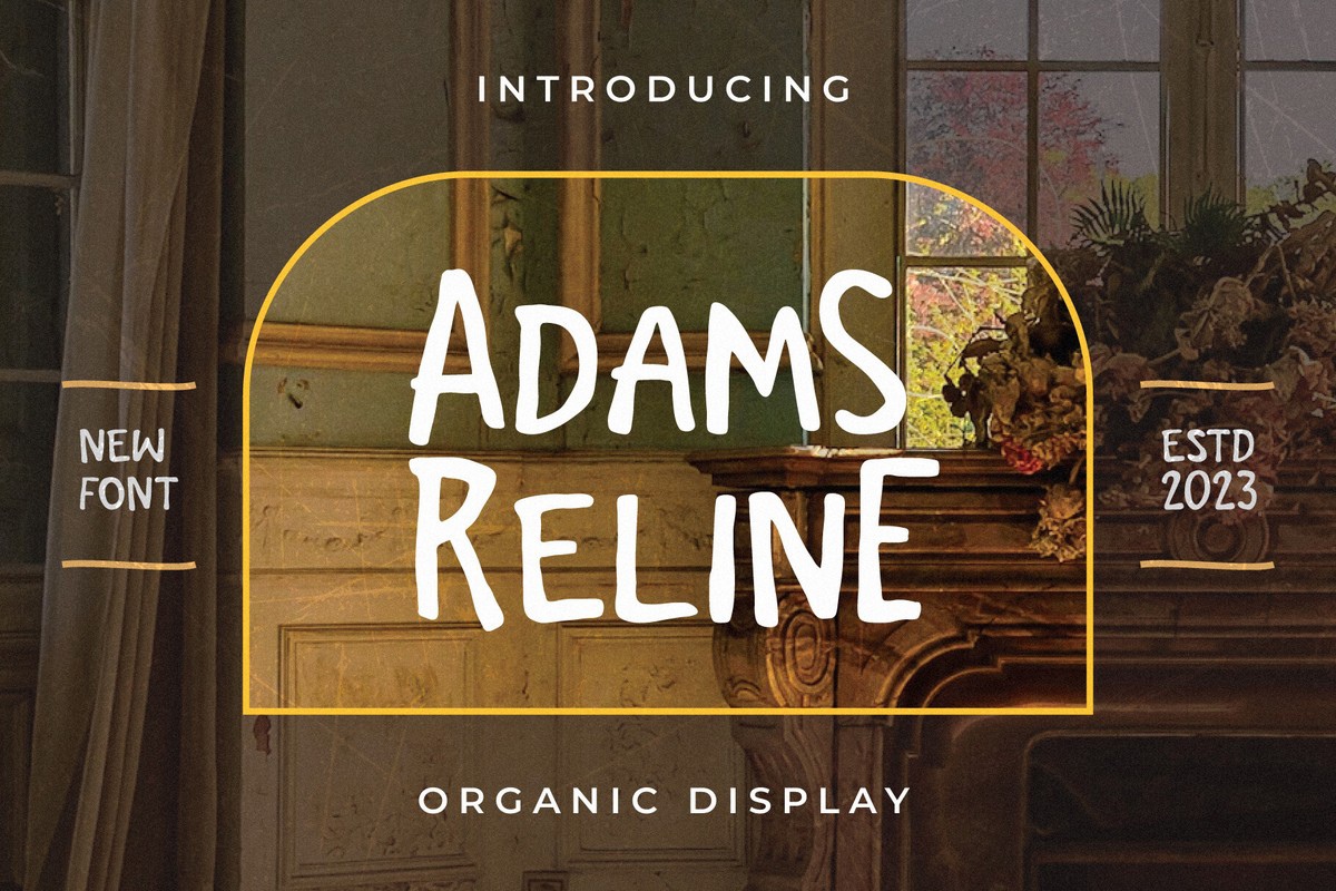 Font Adams Reline