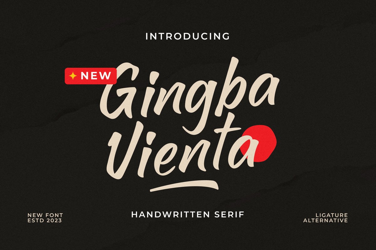 Font Gingba Vienta