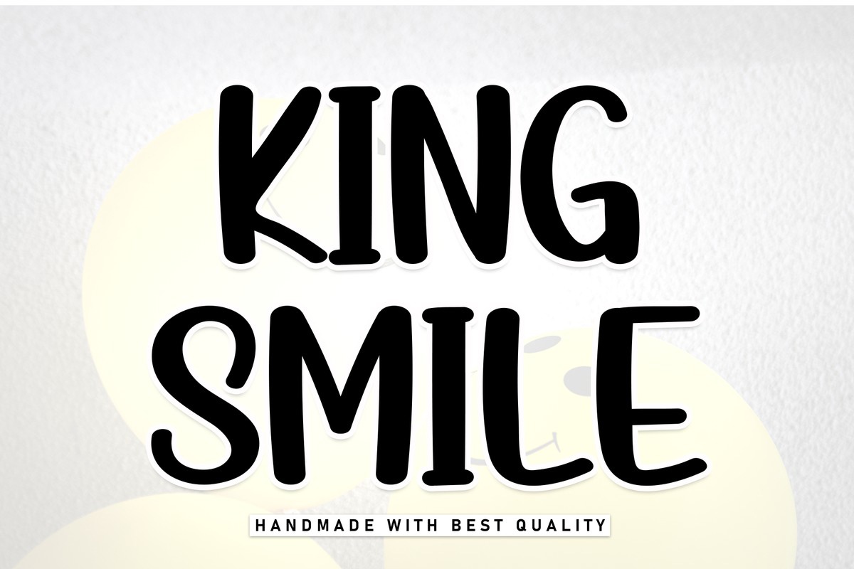 Font King Smile