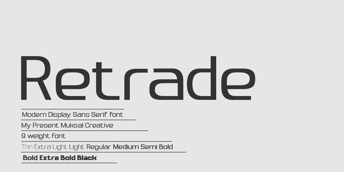 Font Retrade