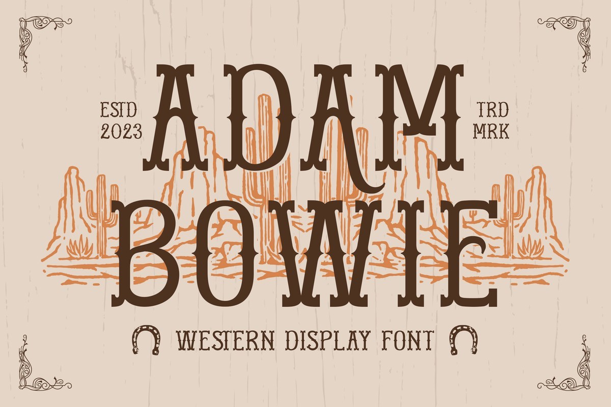 Font Adam Bowie