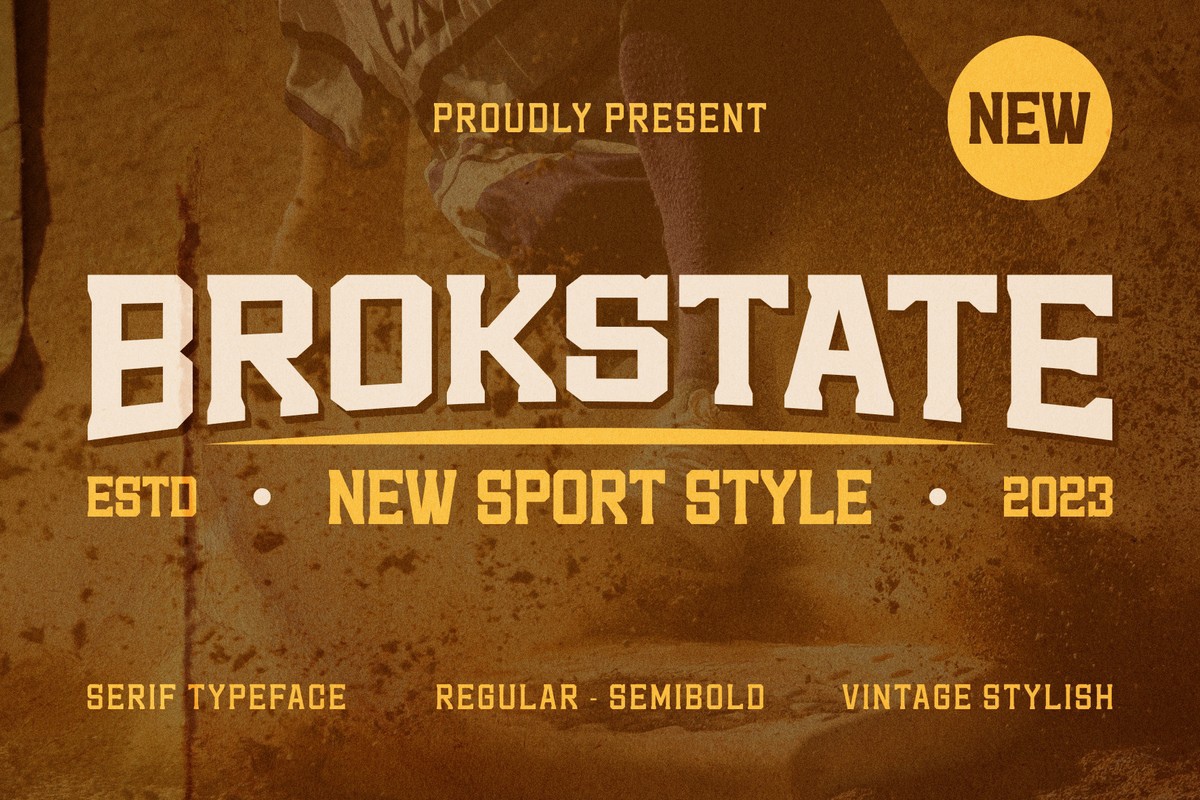 Font Brokstate