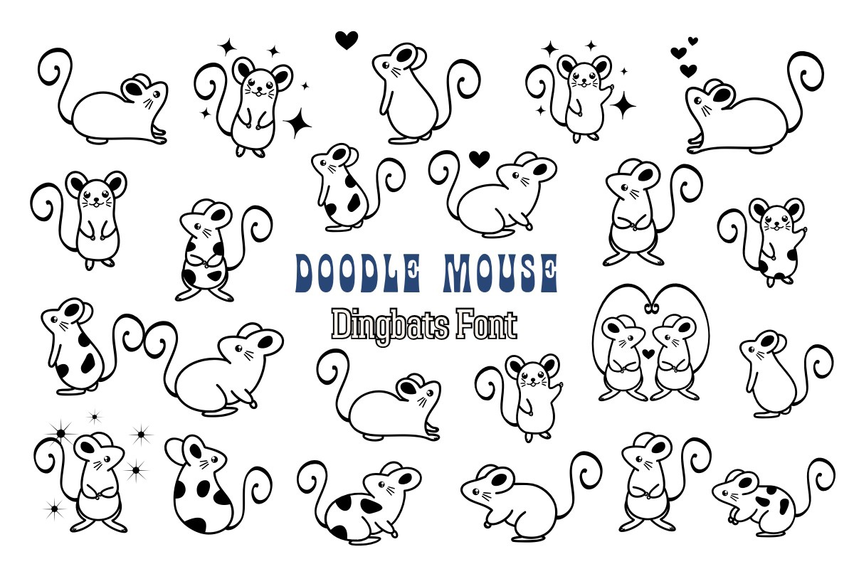 Font Doodle Mouse