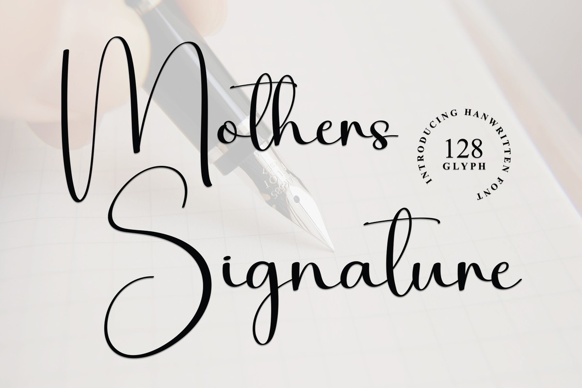 Font Mothers Signature