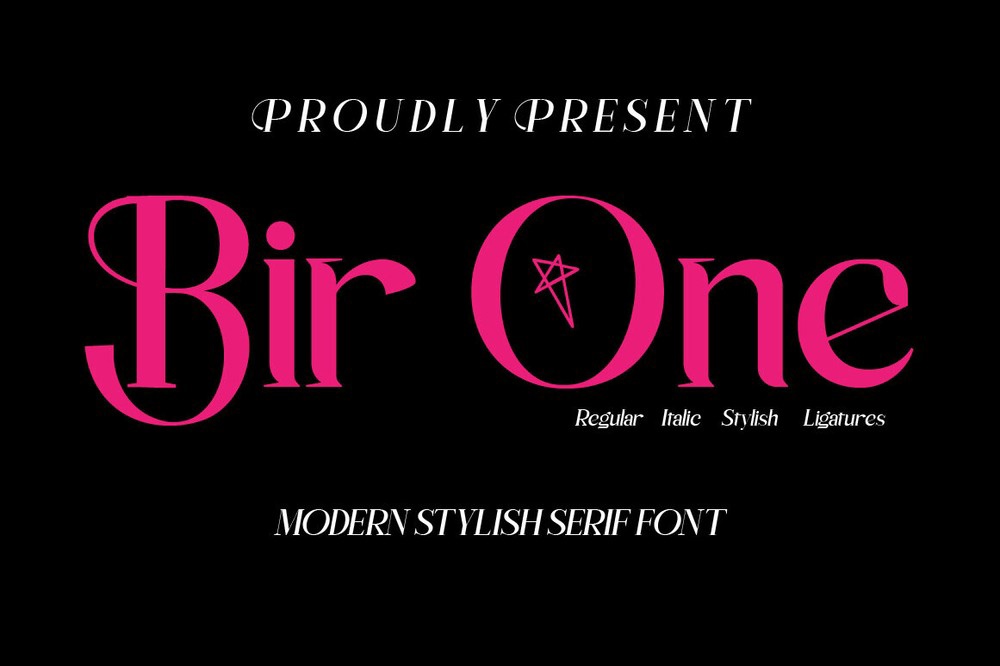 Font Bir One